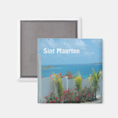 シントマールテンセントマーチン海ブルーシースケープ マグネット (正面/裏面)