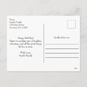 シントラかわいらし城，ポルトガル写真，旅行 シーズンポストカード (裏面)