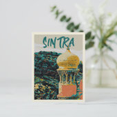 シントラペナパレスイラストレーションポルトガルハガキ ポストカード (スタンド正面)