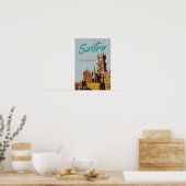 シントラペナパレスイラストレーションポルトガルヴィンテージ ポスター (キッチン)