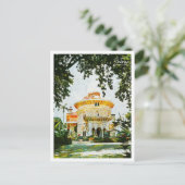 シントラポルトガル美しい油絵を描ランドスケープ ポストカード (スタンド正面)