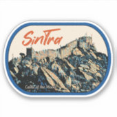 シントラモアーズ城イラストレーションポルトガル シール (正面)