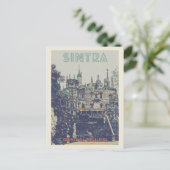 シントラレガレイラパレスイラストレーションポルトガル ポストカード (スタンド正面)