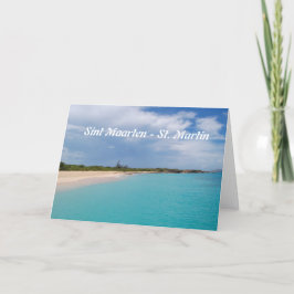 シント・マーテン – セント・マーチンビーチ・シーン カード
