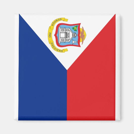 シント・マールテンの旗 ー縦 マグネット (正面)