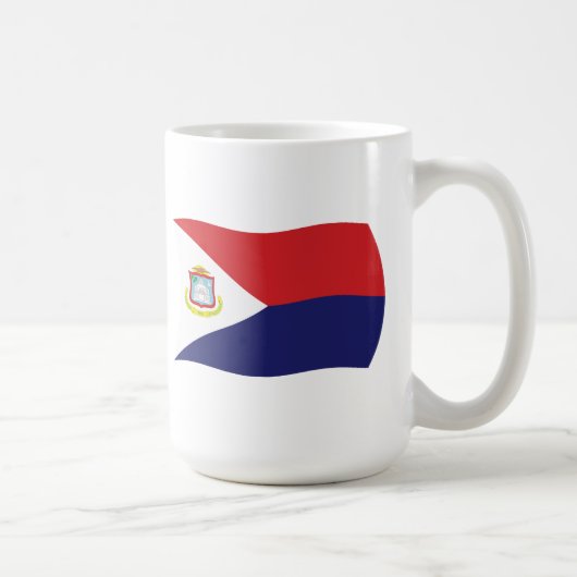 シント・マールテン国旗マグ コーヒーマグカップ (右)