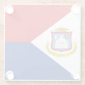 シント・マールテン国旗 ガラスコースター (裏面)