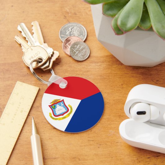 シント・マールテン国旗 キーホルダー (デスク)