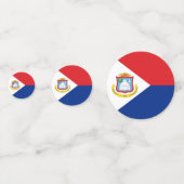 シント・マールテン国旗 コンフェッティ (正面)