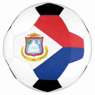 シント・マールテン国旗 サッカーボール