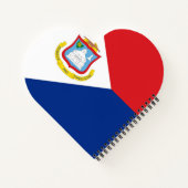 シント・マールテン国旗 ノートブック (裏面)