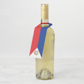 シント・マールテン国旗 ボトルネックタグ (アングル)