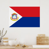 シント・マールテン国旗 ポスター (キッチン)