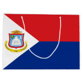 シント・マールテン国旗 ラージペーパーバッグ (裏面)