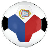 シント・マールテン島の旗 サッカーボール (回転)