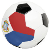シント・マールテン島の旗 サッカーボール (3/4)