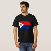 シント・マールテン島の旗 Tシャツ (正面フル)