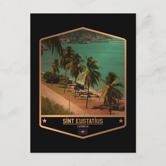 シント・ユースタティウス ポストカード (正面)