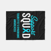 シンドローム戦士認識度支援隊 フリースブランケット (正面(横))