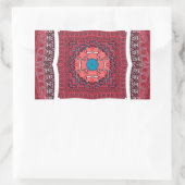 シンド伝統的ィカルチャーアジュラクパターンアートプリント 長方形シール (バッグ)