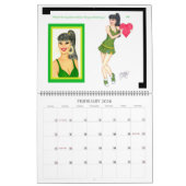 シンナガールチアリーダーズカレンダー カレンダー (2月 2026)