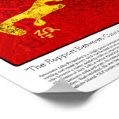 シンナバルと金ゴールドの間のラポート ポスター (角)