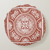 シンナバルウッドブロックIV ラウンドクッション (裏面)