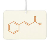 シンナムアルデヒド分子化学式 カーエアーフレッシュナー (裏面)
