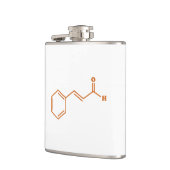 シンナムアルデヒド分子化学式 フラスク (左)