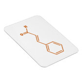 シンナムアルデヒド分子化学式 マグネット (右側)