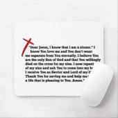 シンナー祈りの言葉 マウスパッド (マウス)