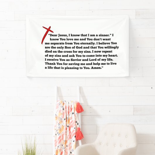 シンナー祈りの言葉  横断幕 (インサイチュ)