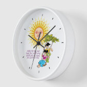 シンハラ新年の壁時計 壁時計 (傾斜)