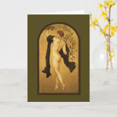 シンバリストバイロードフレデリックレイトンファインアートゲイ カード (黄色い花)