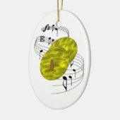 シンバルのオーナメント セラミックオーナメント (左)