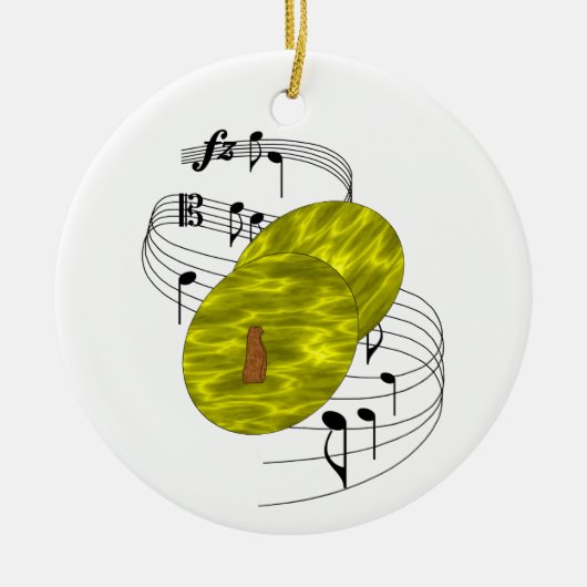 シンバル セラミックオーナメント (正面)