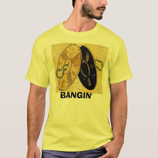 シンバル、BANGIN Tシャツ (正面)