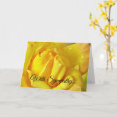 シンパンスカードクリスチャン聖なる書物、 経典 カード (黄色い花)