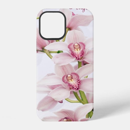 シンビジウムの花 フラワー iPhoneケース (裏面)