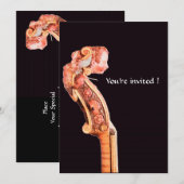 シンフォニア / クラシック音楽 招待状 (正面/裏面)