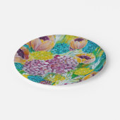 シンフォニーアジアンジェポピーフローラ紙プレート ペーパープレート (アングル)