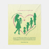 シンフォニー・オブ・母・ラブフリースブランケット フリースブランケット (正面)