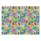 シンフォニー ハイドランジア ポピー 花柄 テーブルクロス (正面(横))