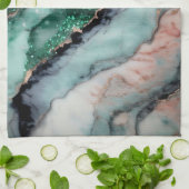 シンフォニー – 白 キッチンタオル (折り畳み)