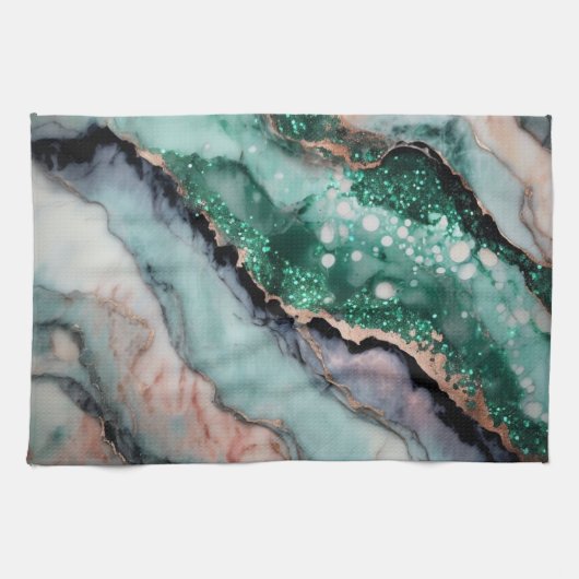 シンフォニー – 白 キッチンタオル (横)