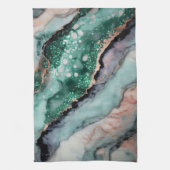 シンフォニー – 白 キッチンタオル (縦)