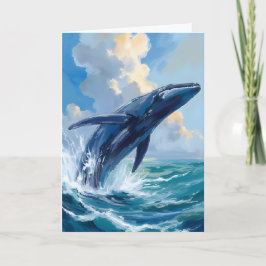 シンブルーホエール海洋動物 カード