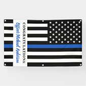 シンブルーラインおめでとう警察パーティー 横断幕 (横)