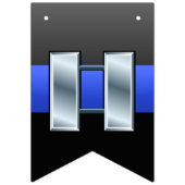 シンブルーラインキャプテンプロモーション バンティングフラッグ (第1の旗)