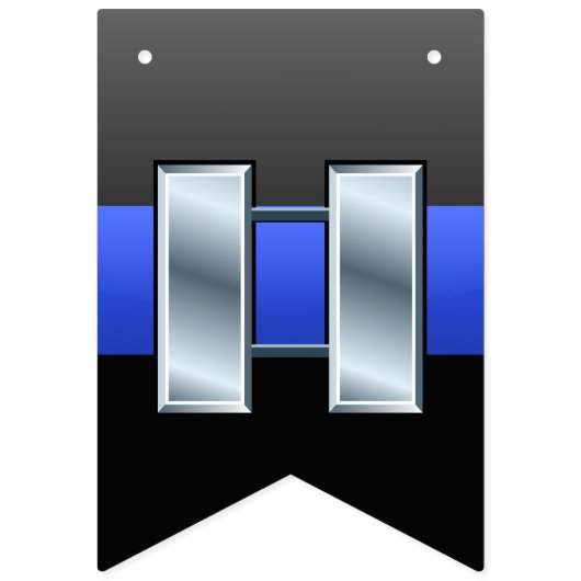 シンブルーラインキャプテンプロモーション バンティングフラッグ (第1の旗)